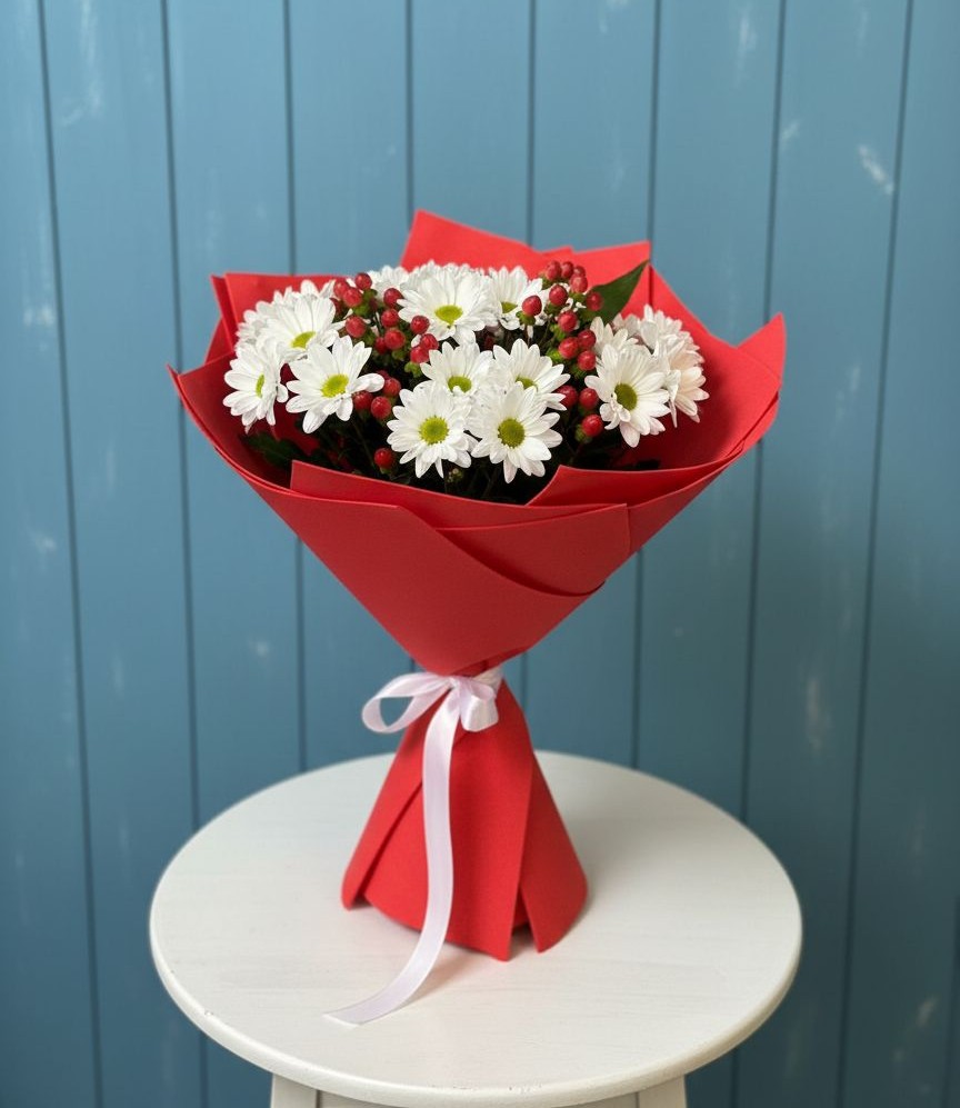 Букет цветов из: Хризантемы в Хоре