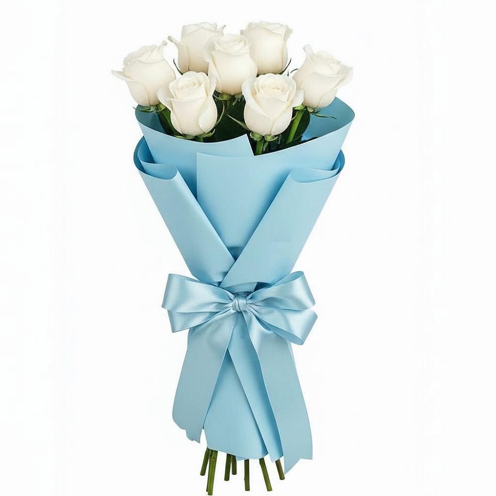Букет 7 белых роз Проуд в Хоре