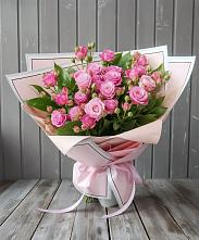 Букет Розовый кустик в Хоре