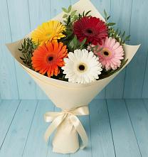 Букет цветов из:  Герберы #REPLACE_PRED# Хоре