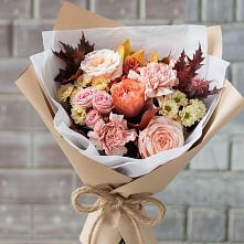 Букет цветов из:  Гвоздики, Хризантемы и Розы #REPLACE_PRED# Хоре