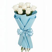 Букет 7 белых роз Проуд в Хоре