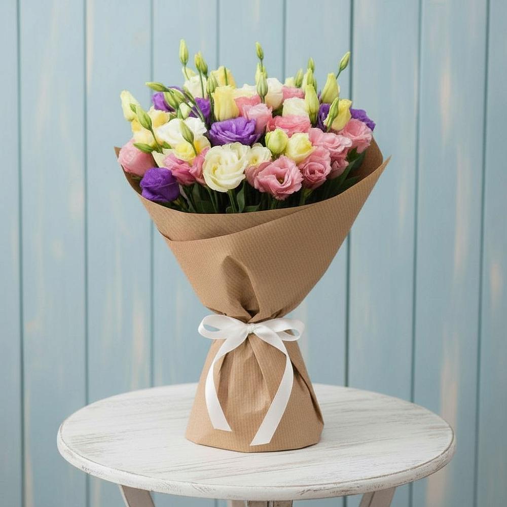 Букет цветов из: Лизиантусы в Хоре