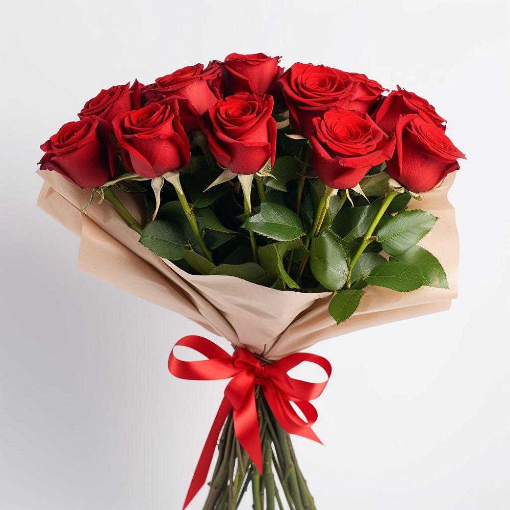 Букет 11 Красных роз Эдлесс Лав в Хоре