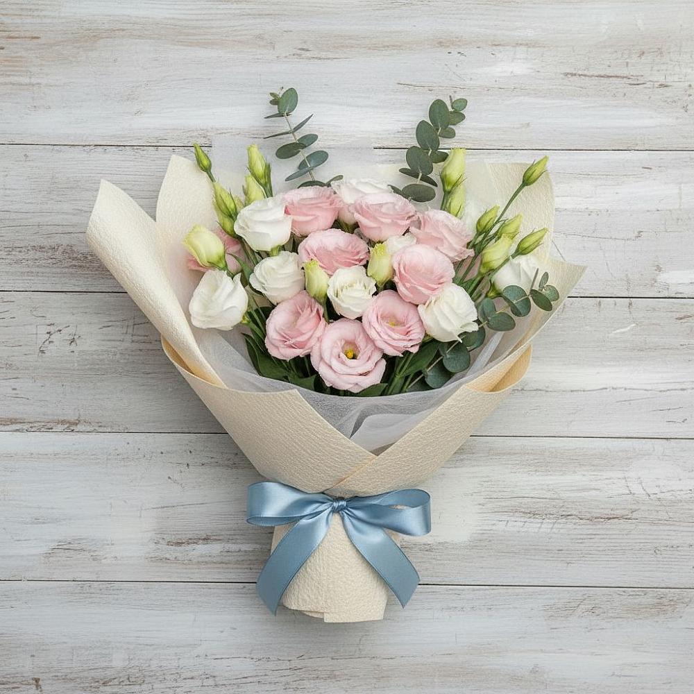 Букет цветов из: Лизиантусы в Хоре